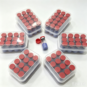 Peptide GHK-Cu lyophilisé à 99% de pureté, 50mg AHK CU Ghk-Cu, peptide de cuivre bleu, poudre lyophilisée, matières premières cosmétiques - Product Image 4