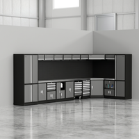 Gabinete de Herramientas Personalizado OEM con Cajones, Sistema de Almacenamiento Modular para Taller Industrial y Banco de Trabajo Desmontable para Garaje