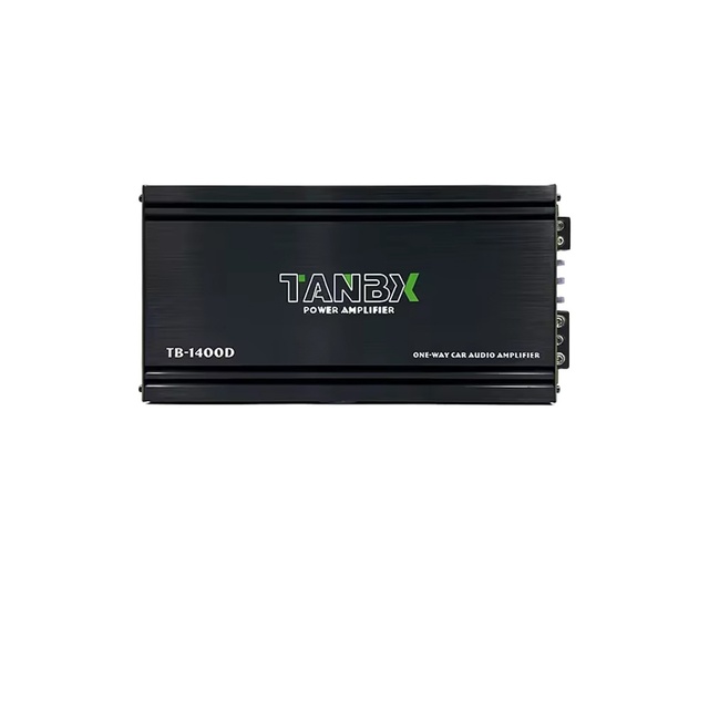 Factory Supply  Class d Car Sound System Audio Amplifier Mono Block Digital Car Stereo Amplifier(TB-1400D)