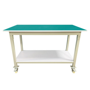 Table de travail antistatique Guangdong Zhechen avec roulettes pivotantes de 3 pouces, table de réparation mobile, table de test d'atelier - Product Image 3