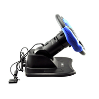 Volante de Carreras con Motor de Vibración Giratorio de 270 Grados, Palanca de Cambios y Botones Programables para PC//P4/P3