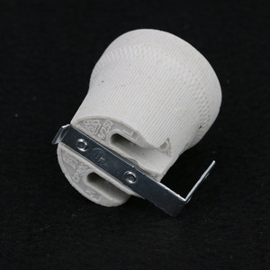 Lamp Holder Ceramic <strong>E27</strong> With/Without Bracket Waterproof White Straight for LED Bulb <strong>E27</strong> Bulb Holder Ceramic Light Socket - Product Image 4
