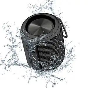 2021 Fabric Bluetooth Speaker Waterproof IPX7 Enhanced Bass Bluetooth Speaker with Subwoofer