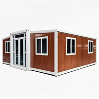Maison conteneur mobile extensible à installation rapide 20ft 30ft 40ft, bureau et habitation pliables, maison préfabriquée