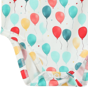 Combinaison pour bébé unisexe <span class=keywords><strong>OKIDS</strong></span>, respirante, en fibre de bambou et élasthanne, imprimé ballon rafraîchissant - Product Image 5
