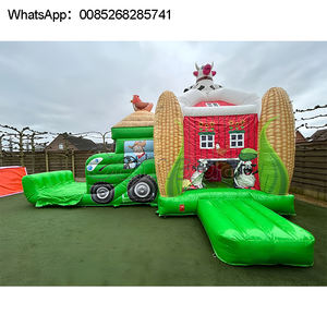 Combo de Casa Inflable Temática Congelada al por Mayor de China con Tobogán y Castillo Hinchable 5x5m, Capacidad de 500kg, Alquiler Comercial - Product Image 2