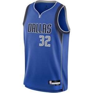 Maillot de basket-ball Dallas Mavericks pour enfants et jeunes, édition Blue Icon Swingman, 32 Flagg, col en V, évacuant l'humidité - Product Image 2