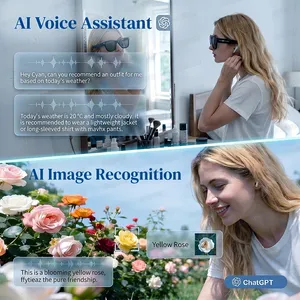 X01 New 8MP 4K HD <b>Camera</b> AI <b>Glasses</b> Men 3600mAh Power Bank 32G Memory 160+ Translation <b>Glasses</b> Waterproof Smart Sunglasses Women - Product Image 3