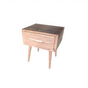 Modern <b>Square</b> Wood Coffee Table New Style Handmade Living Room Furniture Solid Wood Top and <b>Frame</b> - Product Image 1