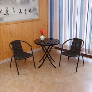Sedia <span class=keywords><strong>da</strong></span> Bistrot per Esterni Commerciale, Poltrona in Acciaio Nero, Impermeabile, Resistente, Facile <span class=keywords><strong>da</strong></span> Pulire, Seduta <span class=keywords><strong>da</strong></span> Patio, Minimalista per Camera <span class=keywords><strong>da</strong></span> Letto - Product Image 3