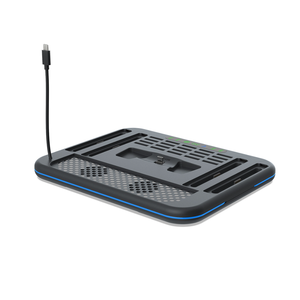 <span class=keywords><strong>Support</strong></span> de refroidissement tout-en-un pour Nintendo Switch 2/NSPRO/OLED, base de charge multifonctionnelle avec double ventilateur et 20 emplacements pour cartouches - Product Image 5