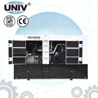 Générateur diesel silencieux triphasé 200 kW 250 kVA 220 V 12 V CC avec AVR, démarrage automatique, ATS, 1800 tr/min pour utilisation dans les mines