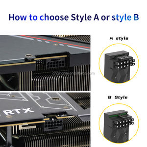 Module adaptateur PCIe 12VHPWR 16 broches, disponibilité en stock pour GPU 3090ti 4060ti 4070ti <span class=keywords><strong>4080ti</strong></span> 4090ti et périphériques réseau - Product Image 4