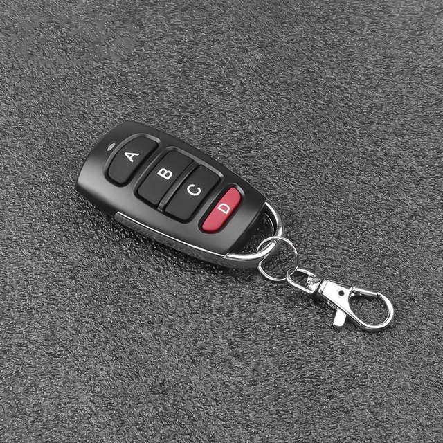 433MHz Universal Clone Garage Door Remote Control Fixed Code Auto Scan Multi Brand Controller Code Grabber