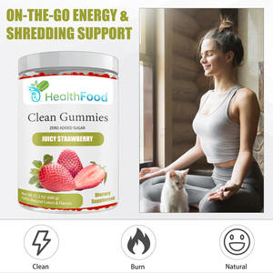 Wholesale Clean Gummies Contains Carnitine With Inulin Fiber Preworkout Energy Support Combat The Afternoon Slump Refresh Gummy - Product Image 6