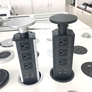 Zeshan chúng tôi/UK/EU ban đầu nhà máy Ẩn Bàn kéo ra <span class=keywords><strong>Pop</strong></span> Up Bàn hội nghị Ổ cắm thông minh Ổ cắm điện bàn - Product Image 3