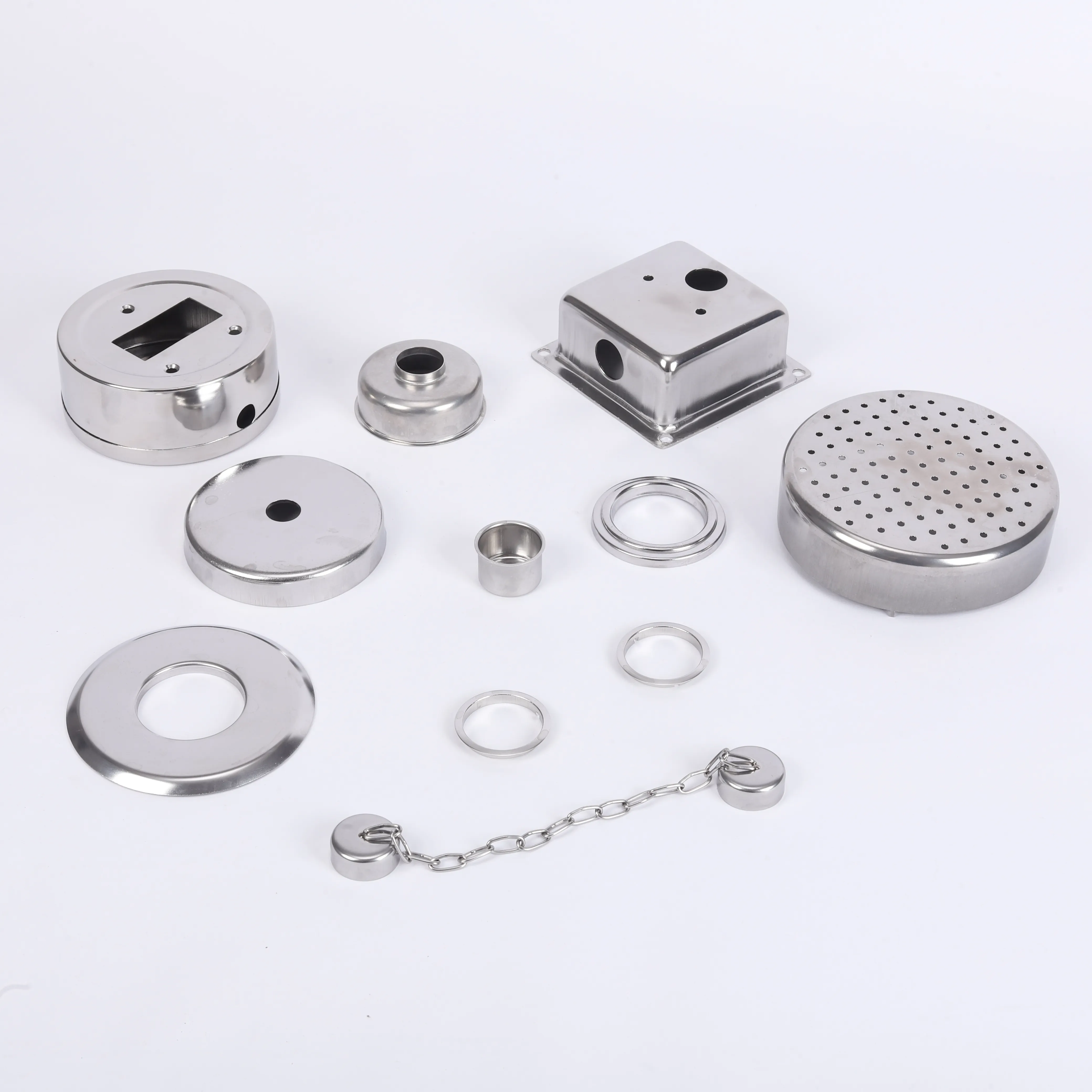 OEM Custom Metal Stamping Service Bespoke Metal Deep Drawing Parts Stainless Steel Deep Draw Stamping Parts