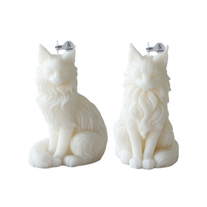 Bougie parfumée en cire de soja faite à la main, sculptée en 3D, représentant un chat Maine Coon, pour l'aromathérapie, décoration intérieure, cadeau de fête - Product Image 5