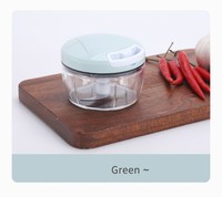 Robot culinaire de cuisine multifonction Portable Manuel Coupe-légumes Ail Oignon Salade de légumes Hachoir