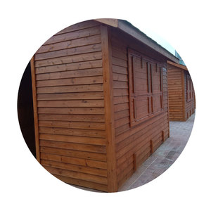 Cabane d'été en bois, bois traité thermiquement et sous pression, style traditionnel, cabane extérieure - Product Image 1