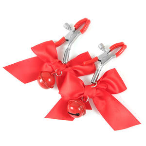 Pince à mamelon à nœud réglable Sexy petite cloche adulte fétiche flirtant jouets sexuels pour Couples <span class=keywords><strong>femme</strong></span> sein Bdsm jouets - Product Image 6