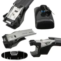 Barres transversales de toit antivol pour GWM Cannon Ute 2020-2024, compatibles avec la version de toit avec porte-bagages d'origine