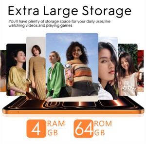 แท็บเล็ต <span class=keywords><strong>DXD</strong></span> P17 Pro ขนาด 10.1 นิ้ว Octa Core 4GB 64GB ระบบปฏิบัติการ Android 15 พร้อมปากกาสไตลัสในตัว รองรับ 4G LTE ซิมปลดล็อค ชุดอุปกรณ์เชื่อมต่อไร้สาย Pro Kit - Product Image 6