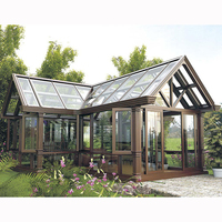 Vente Flash : Serre Modulaire Préfabriquée en Verre au Design Moderne pour Jardin d'Hiver, Véranda, Serre pour Villa – Structure Extérieure Durable en Aluminium