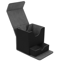 Boîte de rangement pour cartes de jeu en forme de trompette, personnalisable, fabriquée à Shenzhen, avec couvercle magnétique, pour cartes de jeu