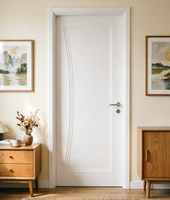 Nouvelles Arrivées Porte Intérieure Moderne en Bois Massif pour Chambre à Coucher – Design Couleur Bois
