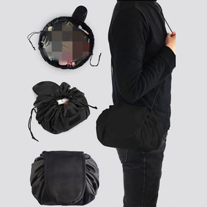 Multi Functional Storage Bag Women Drawstring Cosmetic Bag Travel Storage Makeup Bag Organizer Female <b>Make</b> <b>up</b> Portable - Product Image 3