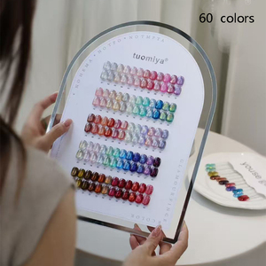 Wholesale 60 Colors UV Cat Eye <b>Nail</b> <b>Gel</b> <b>Set</b> Magnetic <b>Gel</b> Polish Display Board for <b>Nail</b> Salon Use - Product Image 2