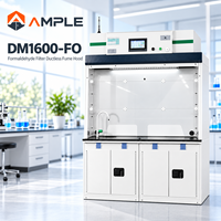 Hotte de laboratoire sans conduit avec filtre à formaldéhyde et plan de travail en époxy pour la manipulation du formaldéhyde en laboratoire, personnalisation OEM ODM, approvisionnement B2B