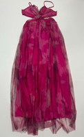 Service OEM Robe maxi sans manches à col en V pour femmes - Robe de plage en maille imprimée d'été, robe décontractée pour les fêtes et les vacances