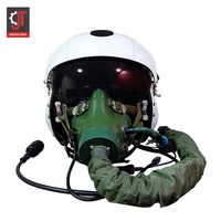 Casque intégral d'aviation Jupitor Flight pour pilote d'avion à voilure fixe, hélicoptère, protection du personnel navigant, formation aux accidents aériens, double, nouveau, léger, 600 Nœuds