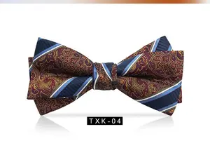 Women Jacquard Bowties Men's Fashion Business Wedding Bow Ties Paisley Custom Kids Bowtie Handmade Bow Ties For Men