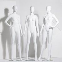 Maniquí de cuerpo entero para mujer, maniquí sexual con Base de vidrio, de plástico, blanco brillante, abstracto, gran oferta