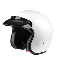 2025 rétro casque moto mode demi-visage casque respirant et ventilé casque d'équitation électrique Cascos Para Moto