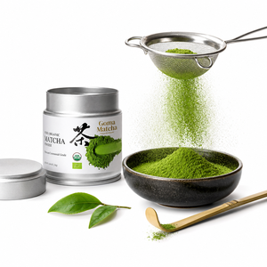 Poudre de matcha culinaire de qualité Uji, thé vert naturel de haute qualité, emballage en vrac pour usage commercial en cuisine, restaurant et restauration - Product Image 1
