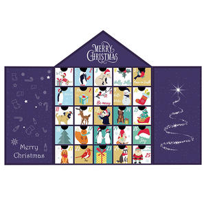 Zeecan calendrier de l'avent conception de paquet non réclamé calendrier de l'avent personnalisé 3d pop up boîte enfant jouets <span class=keywords><strong>boxe</strong></span> mystère cadeau boîtes en papier - Product Image 1