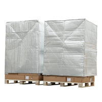 Housse thermique moderne et imperméable pour le stockage en extérieur protégeant les palettes de la pluie et de la condensation pour les entrepôts