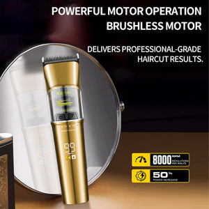 Tondeuse professionnelle Kemei ProKm-1376 avec batterie 2500 mAh, moteur externe sans balais, pour barbier, <span class=keywords><strong>coupe</strong></span> <span class=keywords><strong>de</strong></span> précision, tondeuse à <span class=keywords><strong>cheveux</strong></span> turbo électrique - Product Image 5