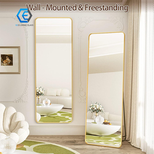 Bán Buôn Trang Trí Nội Thất Không Thể Phá Vỡ Đầy Đủ Chiều Dài Cơ Thể Mặc Quần Áo Gương Sàn Lớn Lớn Tường Cao Đứng Gương Cho Phòng Khách - Product Image 4