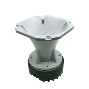 Tweeter de aluminio TW-39DR para coche, estructura magnética de 4-8 ohm, conductor de bocina tipo bala, 6"