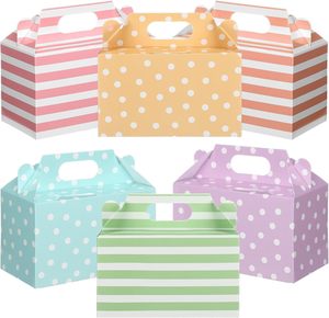SIHENY - Cajas <span class=keywords><strong>de</strong></span> Papel para Pasteles Pequeños, Coloridas, Blancas, Portátiles, con Asas, al por Mayor y a Bajo Precio - Product Image 1