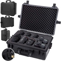 Étui à outils portable personnalisé en EVA pour le rangement des batteries d'appareil photo et des cartes mémoire, boîte rigide résistante aux intempéries et à l'eau