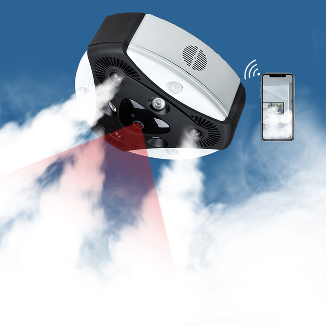 Intelligent Warehouse Security System Smoke Alarm Home Automation System CCTV Camera Commercial Indoor Alarm System PIR Senson