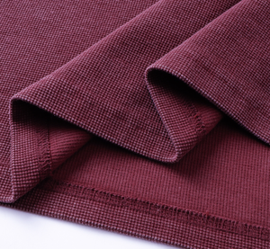 قميص بولو رجالي عالي الجودة بأكمام قصيرة بتصميم عتيق من نسيج الوافل المغسول بالحمض بسحاب ربعي 325G للارتداء الصيفي - Product Image 4