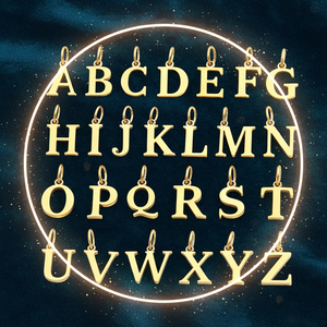 Dijes de Letras de Acero Inoxidable con Baño de Oro PVD de 18K, Colgantes Iniciales de la A a la Z, Hipoalergénicos, Resistentes al Deslustre, para Joyería DIY al por Mayor - Product Image 4